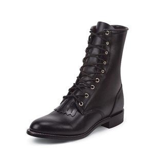 Justin lace up roper boots